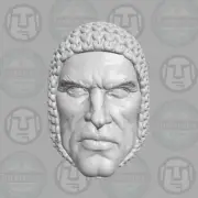 Chainmail Knight Palomino v1 custom head for 1:6 1:10 1:12 1:18 action figures