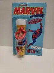 Vintage 1990 MARVEL Super Heroes The Amazing Spider-Man Web Flashlight