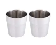 Outdoor Picnic Stainless Steel Portable Double Insulated Reusable Cup (Curve?, Polish Cup)