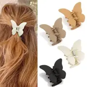 Butterfly Hair Clips 2.7" Butterfly Claw Clips 1 Count (Pack of 4) Style-09