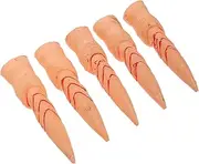 Halloween False Nails 5pcs Long Halloween Nail Covers Horror Fake Nails Scary Props