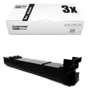 3x Eco Cartridge Black for Xerox WC-6400-XF WC-6400-X WC-6400-SM WC-6400-XM