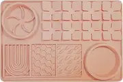 Adjacentmarket Lick Mat Snuffle Mat for Dogs Cats, Dog Licking Mat with Suction Cups, Anxiety Relief Dog Toys Feeding Mat, Slow Feeder Dog Bowl for Small Medium and Large Dogs Cats (Light Pink)