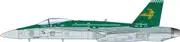 Platz 1/144 Royal Australian Air Force Fighter F / A-18A Hornet NO.77 SQ 77th Anniversary Painting Machine (Set of 2) Plastic Model Kit