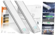 Under Cabinet Lighting 68-LED Rechargeable Battery Operated Motion Sensor