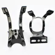Soma Oppy X 1-Strap Toe Clips Black S/M Pair Track Fixed Gear Road Bike