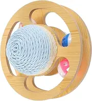 SUPVOX Funny Scratching Board for Cats Durable Cat Scratcher Planet Turntable Design for Interactive Play for Kittens and Indoor Cats Protects Furniture from