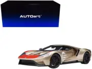 Autoart Ford GT Heritage Edition #5 "Holman Moody" Gold 1/18 Model Car 72928