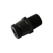 Aeroflow 3/8" Npt Inline Tap Drain 1/8 Npt F/Male Thread For Remote Black
