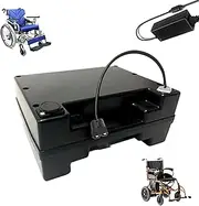 24 Volt Electric Wheelchair Battery 24V 15Ah 18Ah 20Ah 25Ah 30Ah 40Ah 50Ah 60Ah Folding Wheelchair Battery 24V Rechargeable Lithium Battery Pack with Charger