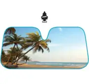 ⭐️⭐️⭐️⭐️⭐️ Large 57x27 Beach Car Windshield Popups Sunshade For Mercedes