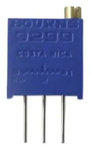 POTENTIOMETER, TRIMMER, 10K, 25 TURN, 3 PIN, Trimmers, Variable Resistors