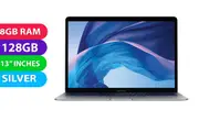 Apple Macbook Air 13" 2019 Silver (i5, 8GB RAM, 128GB) - Grade (Excellent)