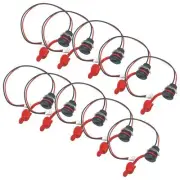 10pcs USB Connector Type-C Waterproof With Nut Locking Female Charging JACK f