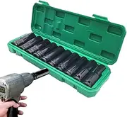 Biniveil Drive Socket Set,Professional Driver Kit | Professional Shockproof Socket Tool Set for Home Maintenance, Electrical, Garage, Workshop