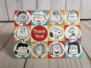 Snoopy Blank Thank You Card Hallmark Peanuts Charlie Brown Linus Lucy Pigpen New