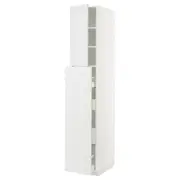 METOD / MAXIMERA hc w p-o func 4drw/1dr/2shlv, white/Stensund white, 40x60x220 cm