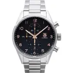 【TAG HEUER 豪雅】CARRERA 系列數字鏈帶款X玫瑰金X43MM(CAR2014.BA0799)