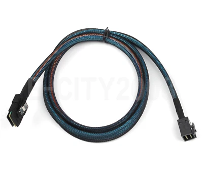 SFF-8643 Mini SAS 36P HD External to SFF-8087 Mini SAS 36P internal Cable 50cm