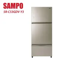 在飛比找蝦皮商城優惠-SAMPO 聲寶- 530L冰箱 SR-C53GDV-Y3 