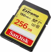 Sandisk 256GB FS extreme 4K V30 HD SD card for Canon EOS R M50 M6 M5