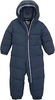 [first instinct by killtec] FIOW 20 MNS QLTD ONPC Children's Quilted Overall with Hood/Snowsuit is Water-Repellent