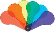 Learning Resources Color Paddles - Set of 18 Paddles, Grades PreK/Ages 3+ Preschool Science for Kids, Classroom Supplies, 6 in L, LER0352