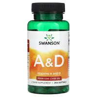 在飛比找iHerb優惠-[iHerb] Swanson 維生素 A 和 D、250 