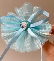Handmade Princess girl Elsa hair clip, christmas gift for childcare classmates