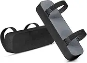 2Pcs Chair Armrest Cushion Pads, H HOME-MART Comfort Office Gaming Desk Chair Wheelchair Arm Rest Support Cushions, Memory Foam Elbow and Forearm Pressure Relief Pillow