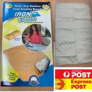 Portable Ironing Pad, Iron Express, Make any surface your Ironing Board!