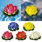 Artificial Lotus Flowers Water Lilies for Pond Pool Floating Foam Lotus Flowers