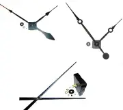 3-pc Set Of Long Hands with High torque Movements, Holiday Sale, Wall Clocks