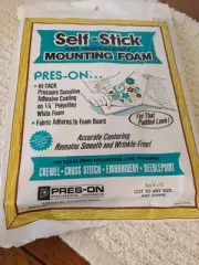 Self Stick Art Needlecraft Mounting Foam New In Package From The 1980's Hi-Tack
