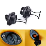 2pcs/set universal drain plug kit plugs bung for dinghy kayak canoes boat`S&K_