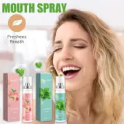 20ml Breath Freshener Spray Bad Odor Halitosis Remove Mouth^ Clean 9CM1