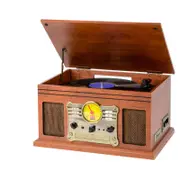 Lenoxx Vinyl, Turntable, Wireless Streaming + CD Player in 1 Retro Music Centre