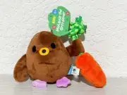 Bark Box Molanie The Grrrdener Mole Plush Crinkle Squeak Rope M-L Dog Toy NWT