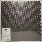 EVA Foam Mat Tiles 6-Pack - 24 SQ FT of Interlocking Padding for Garage, Playro
