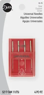 Size: 75/11 -- Universal --- Home Sewing Machine Needles by Dritz®