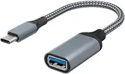 myezfit USB C Male to USB3.0 A Female Adapter Keyboards,Mouse,Smartphones,Tablets,Laptops OTG 5 Gbps Transfer Speed Type-C to 3.0 Adapter Port, Compatible with iPhone 15 Pro/Max, MacBook Pro/Air