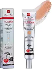 Color Changing CC Cream With Spf 25, Centella Asiatica Color Correcting Cc Cream, 1.52 Oz Multi-Functional Face Concealer, 2 In1 Pre-Makeup Primer Hydrating Lightweight Foundation (#1Dark)