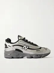 [New Balance] New Balance - 1000 Mesh-paneled Metallic Sneakers - Silver - US8 US 8 Silver