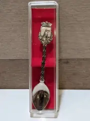 VINTAGE "Leaning Tower Of Pisa, Italy" Souvenir Enamel Spoon Collectible - 4.5"