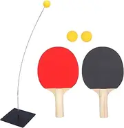Abaodam 1 Set Table Tennis Training Device Racket Reflex Training Toy Elastic for Boys and Girls Families Fun