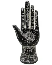 Sagebrook Home 10in Tattoo Hand Accent