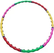 STARTIST Weighted Hoop Workout Hoop Gymnastic PP Equipment Detachable 8 Sections Adjustable Circle for Office Beginners Pilate Adults