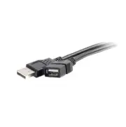 Cables To Go C2G USB Extension Cable 52107 Series A/A Male/Female 6.5 Feet Black