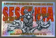 SESSANTA 2024 Raleigh, NC Rainbow Foil Variant Poster Primus / Tool By Veca