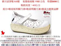 在飛比找Yahoo!奇摩拍賣優惠-展示試穿鞋 8號  Zobr路豹牛皮氣墊休閒娃娃鞋 1182